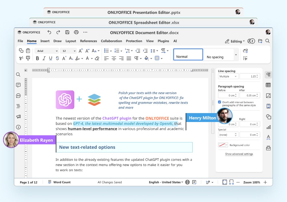 ONLYOFFICE - Alternativa gratuita ao MS-Office