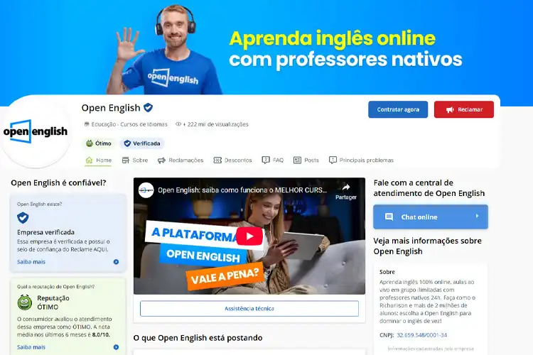 Open English - Inglês Online